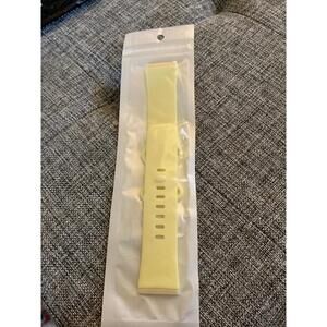 Versa 3 Cream Yellow Apple watch band New in Packaging